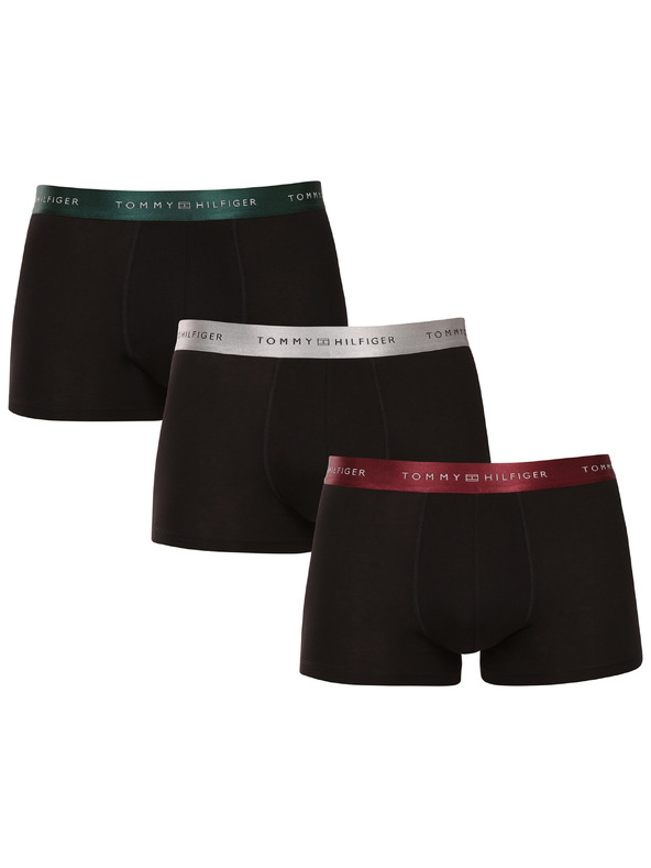 Tommy Hilfiger Hármas szett - Tommy Hilfiger férfi boxeralsó fekete