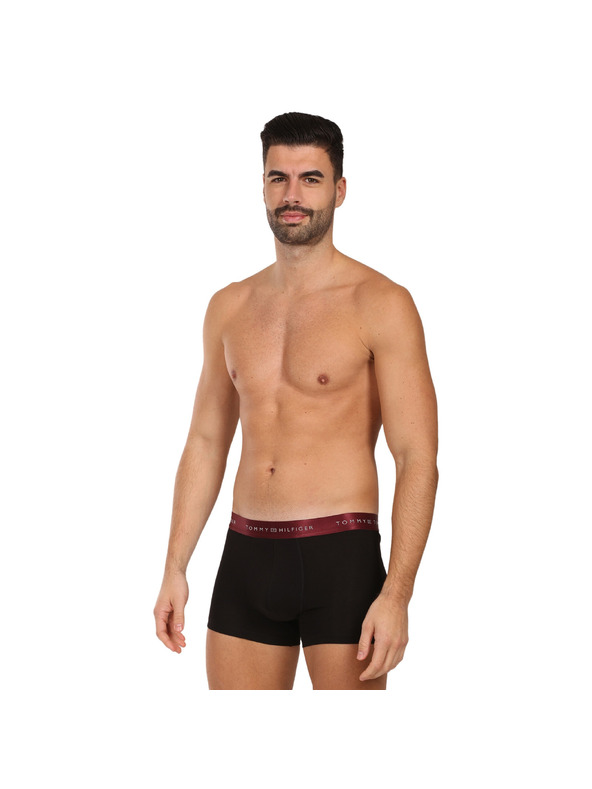 Tommy Hilfiger Hármas szett - Tommy Hilfiger férfi boxeralsó fekete