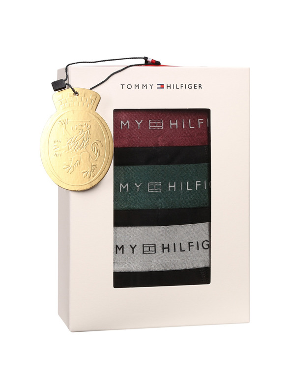 Tommy Hilfiger Hármas szett - Tommy Hilfiger férfi boxeralsó fekete