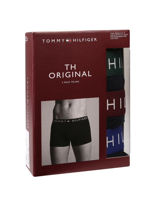 Tommy Hilfiger Hármas szett - Tommy Hilfiger férfi boxeralsó sötétkék