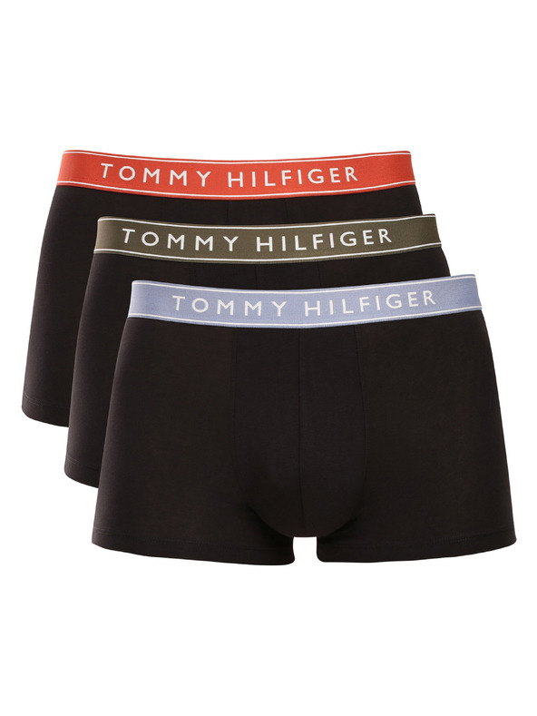 Tommy Hilfiger Hármas szett - Tommy Hilfiger férfi boxeralsó fekete