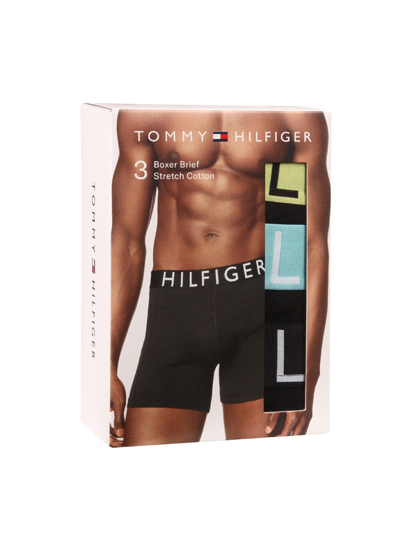 Tommy Hilfiger Hármas szett - Tommy Hilfiger férfi boxeralsó fekete