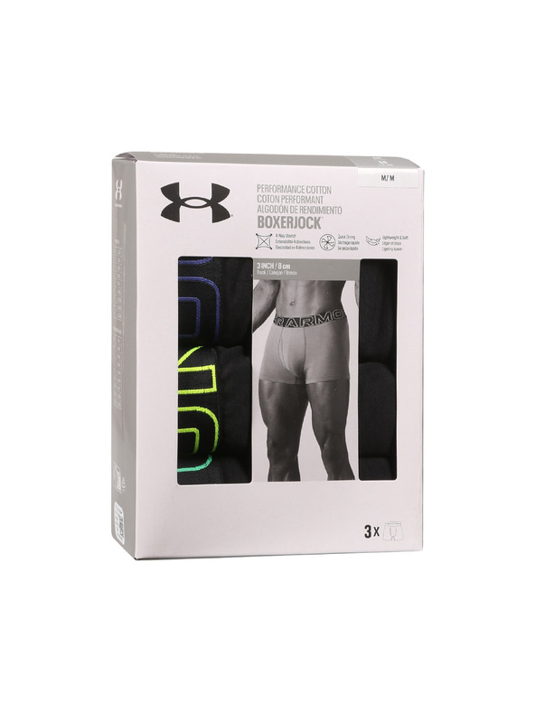Under Armour Hármas szett - Under Armour férfi boxeralsó fekete
