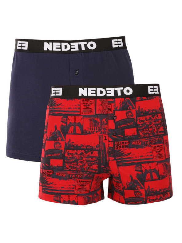 Nedeto Két darabos szett - Nedeto többszínű férfi alsónadrág
