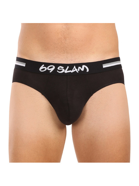69slam 69SLAM Hanry férfi alsónadrág sima bambusz csípő fekete