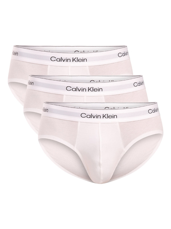 Calvin Klein Hármas csomag - férfi alsónadrág Calvin Klein fehér