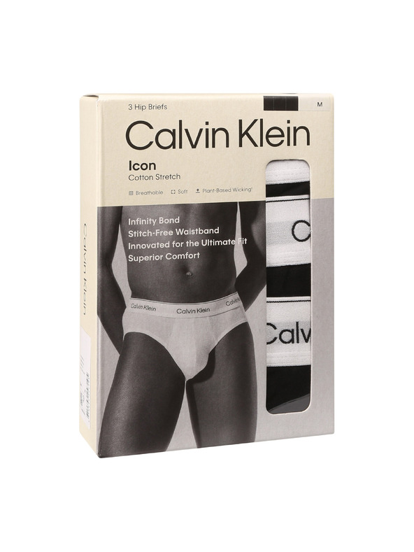 Calvin Klein Hármas csomag - férfi alsónadrág Calvin Klein fekete