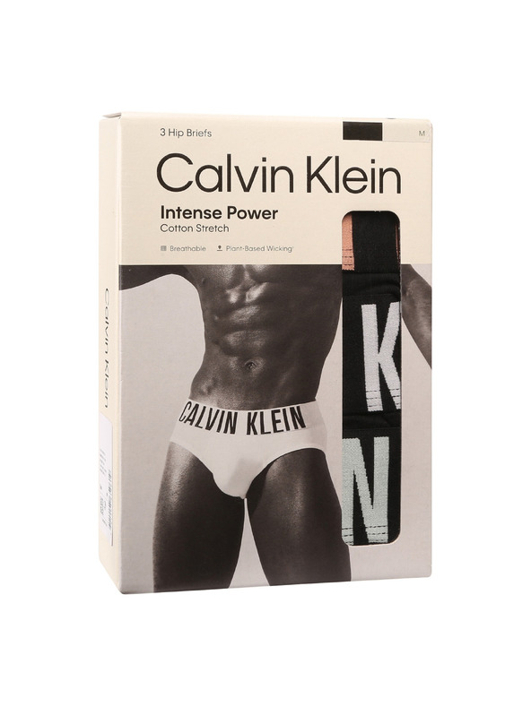 Calvin Klein Hármas csomag - férfi alsónadrág Calvin Klein fekete