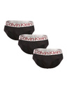 Calvin Klein Hármas csomag - férfi alsónadrág Calvin Klein fekete