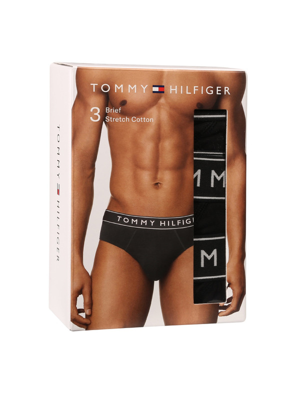 Tommy Hilfiger Hármas csomag - férfi alsónadrág Tommy Hilfiger fekete