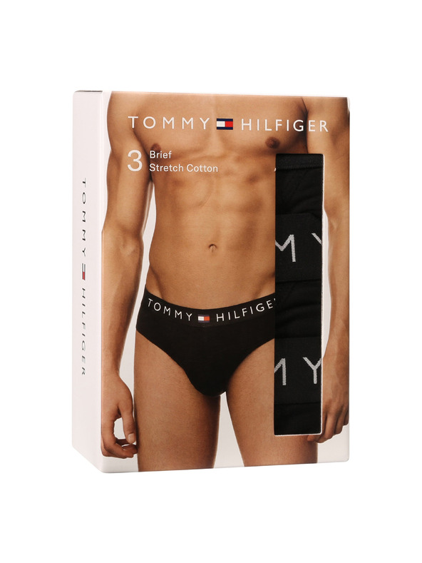 Tommy Hilfiger Hármas csomag - férfi alsónadrág Tommy Hilfiger fekete