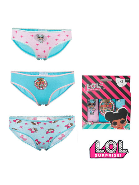 Trenýrkárna Hármas szett - lányka bugyi LOL többszínű