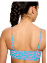 Modibodi Lányka fürdőruha Modibodi crop top Splice Wavy Blue felső rész