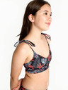 Modibodi Lányka fürdőruha Modibodi crop top Jungle palm black felső rész