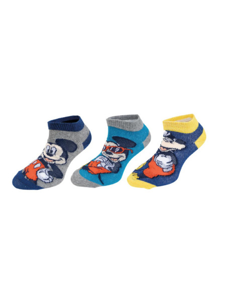 Trenýrkárna Három darabos szett - Mickey gyermek zokni többszínű (38131/blue)