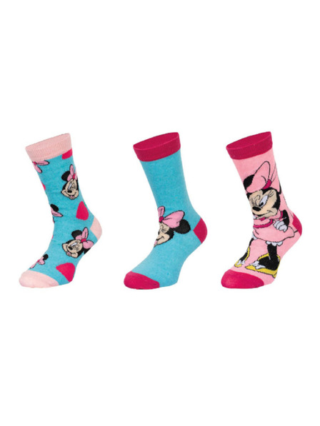 Trenýrkárna Három darabos szett - Minnie gyermek zokni többszínű (39717/blue)