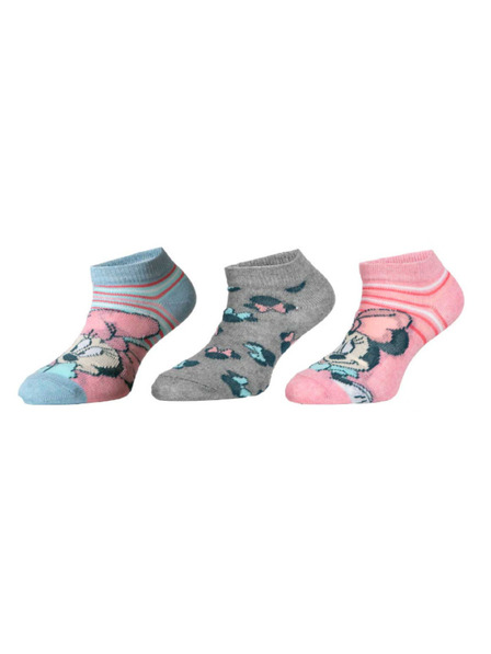 Trenýrkárna Három darabos szett - Minnie gyermek zokni többszínű (38614/grey)