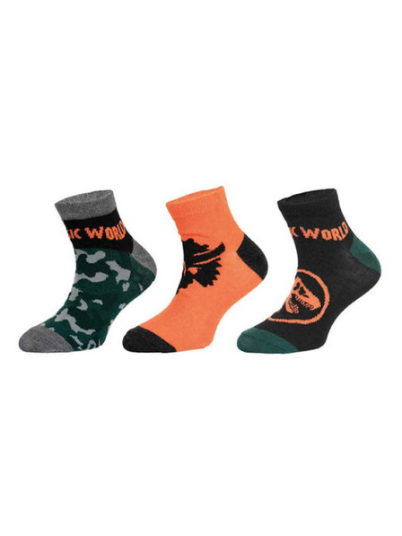 Trenýrkárna Három darabos szett - Jurassic World gyermek zokni többszínű (39266/orange)