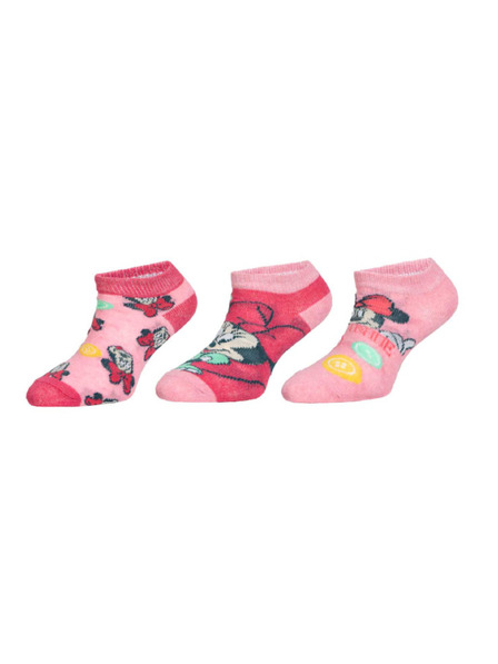 Trenýrkárna Három darabos szett - Minnie gyermek zokni többszínű (38614/pink)