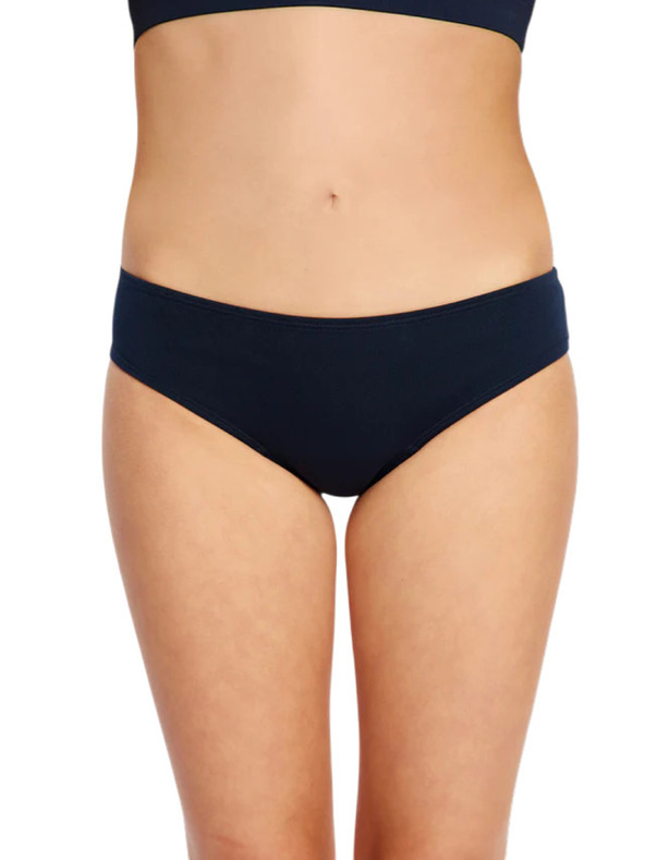 Modibodi Lányi menstruációs fürdőruha Modibodi Performance Bikini Brief Super Navy Blue alsó rész