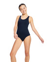 Modibodi Lányi menstruációs fürdőruha Modibodi Performance Racerback One Piece Super Navy Blue egyrészes