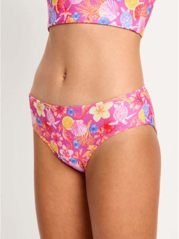 Modibodi Lányi menstruációs fürdőruha Modibodi Dream Teen Swimwear Bikini Brief Light Tropicana Crush alsó rész