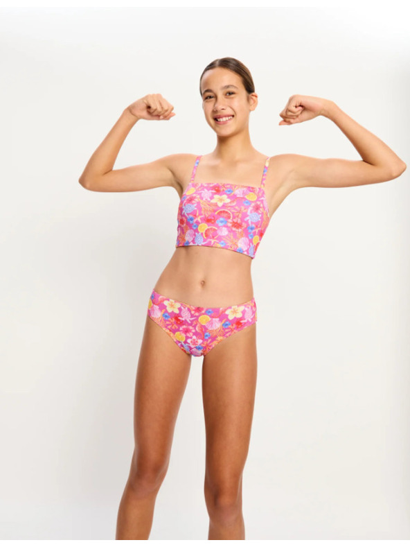 Modibodi Lányi menstruációs fürdőruha Modibodi Dream Teen Swimwear Bikini Brief Light Tropicana Crush alsó rész