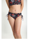 Modibodi Lányi menstruációs fürdőruha Modibodi Teen High Bikini Jungle Palm Black alsó rész