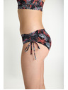 Modibodi Lányi menstruációs fürdőruha Modibodi Teen High Bikini Jungle Palm Black alsó rész