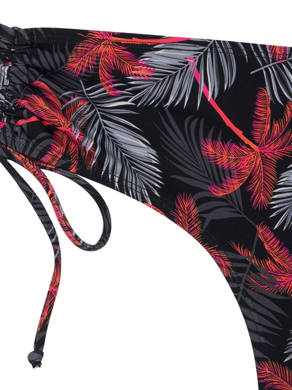 Modibodi Lányi menstruációs fürdőruha Modibodi Teen High Bikini Jungle Palm Black alsó rész