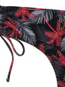 Modibodi Lányi menstruációs fürdőruha Modibodi Teen High Bikini Jungle Palm Black alsó rész