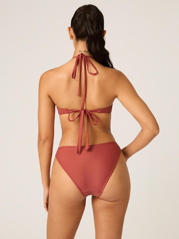 Modibodi Menstruációs fürdőruha Modibodi High Hi-Leg Cheeky Sahara Red alsó rész
