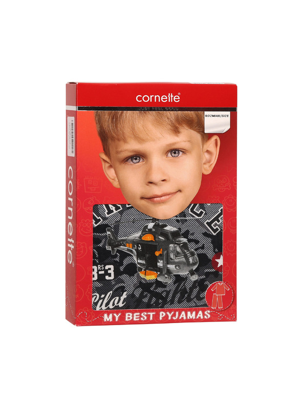 Cornette Fiú pizsamakomplekt Cornette Air force (453/118)