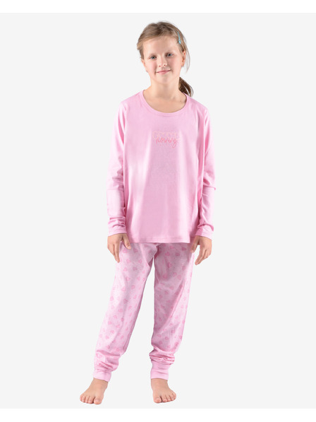 Gina Lány pizsamakomplekt Gina rózsaszín