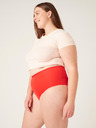 Modibodi Menstruációs alsónadrág Modibodi Seamfree Full Brief Heavy-Overnight Waratah Red
