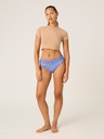 Modibodi Menstruációs alsónadrág Modibodi Sensual Hi-Waist Bikini Moderate-Heavy Bouquet Blue