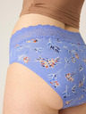 Modibodi Menstruációs alsónadrág Modibodi Sensual Hi-Waist Bikini Moderate-Heavy Bouquet Blue
