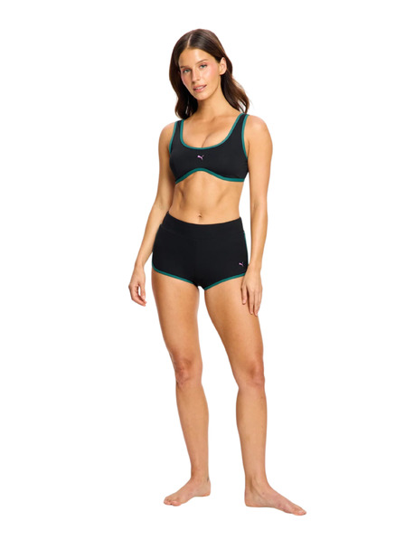 Modibodi Fürdőruha Puma & Modibodi Scoop Bikini Top Black Orchid felső rész