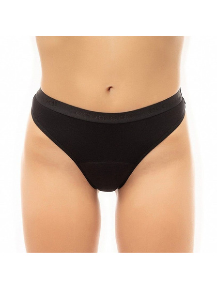 Ecomodi Ecomodi moderate bambusz fekete menstruációs tanga
