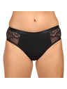 Love Luna Love Luna fekete LUXE Lace Midi BRIEF menstruációs fehérnemű
