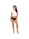 Love Luna Love Luna fekete Cotton Midi Brief menstruációs fehérnemű