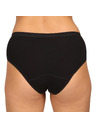 Love Luna Love Luna fekete Cotton Midi Brief menstruációs fehérnemű