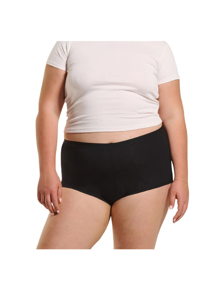 Love Luna Love Luna fekete Cotton Shortie menstruációs fehérnemű