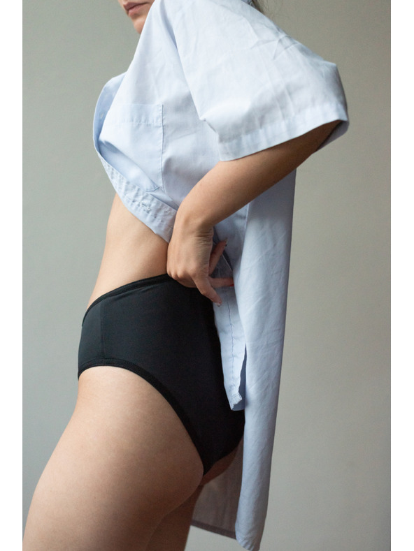 Meracus Menstruációs bugyi Meracus Hi Cut Black Standard