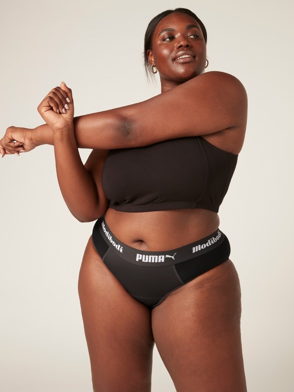 Modibodi Menstruációs bugyi PUMA & Modibodi Active Brief Moderate-Heavy Dark