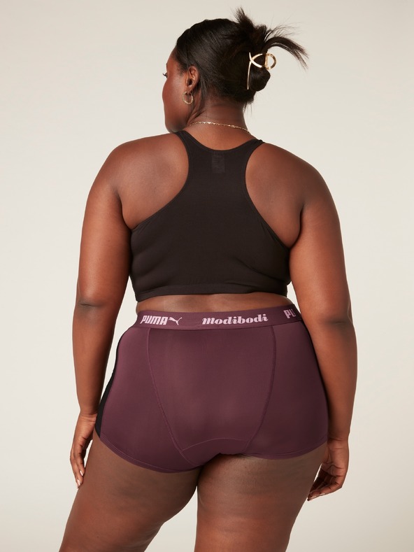 Modibodi Menstruációs bugyi PUMA & Modibodi Active Boyshort Moderate-Heavy Grape