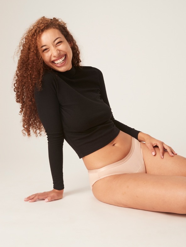 Modibodi Modibodi Classic Bikini menstruációs alsónadrág Light-Moderate Beige