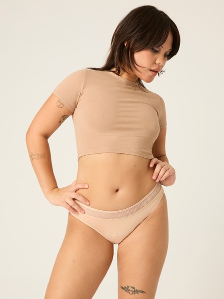 Modibodi Modibodi Sensual Bikini menstruációs alsónadrág Light-Moderate Beige