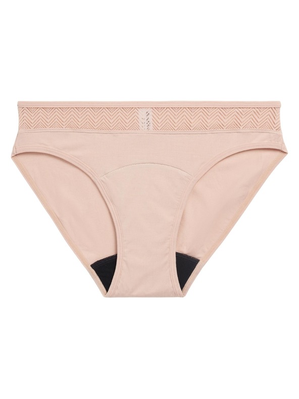 Modibodi Modibodi Sensual Bikini menstruációs alsónadrág Light-Moderate Beige