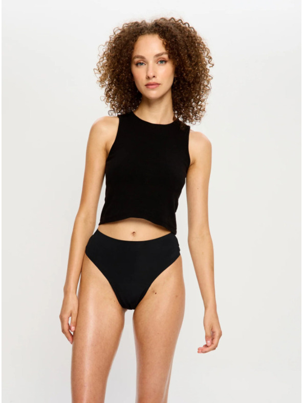 Modibodi Modibodi Modicomfort Seamless Hi Waist Cheeky menstruációs alsónadrág Moderate Black